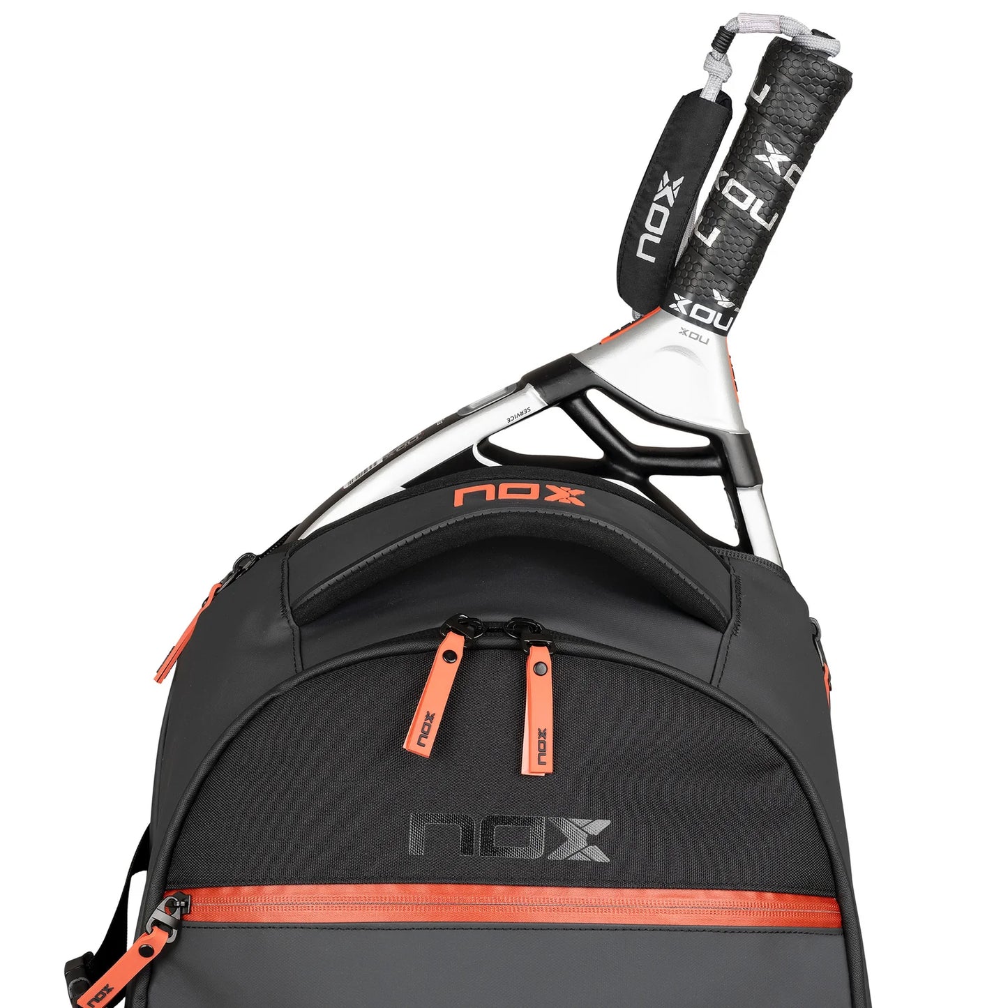 2024 Nox Luxury Open Series Padel Backpack (Black/Red)