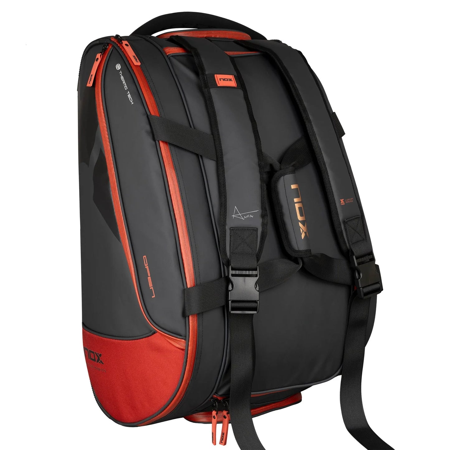 2024 Nox Luxury Open Series Padel Bag (Black/Red)