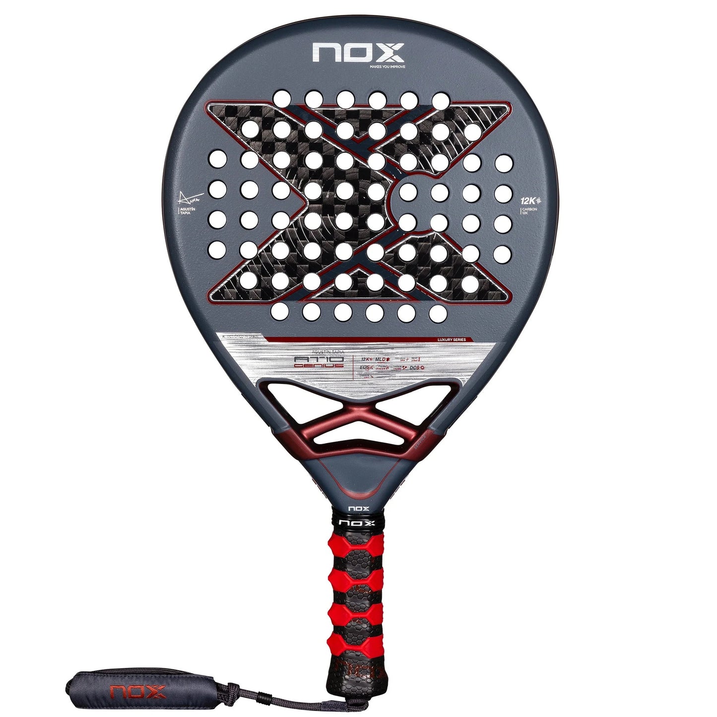 2025 Nox AT10 12K and Red Racket Bag Bundle