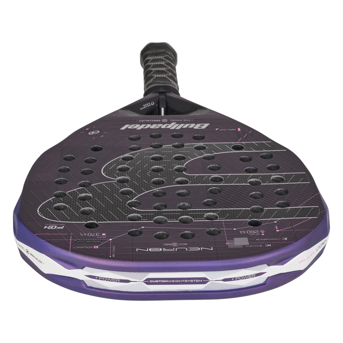 Bullpadel Neuron 02 Edge padel racket - top view