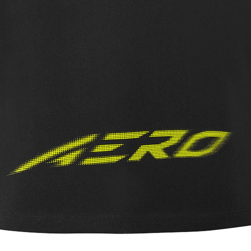 Babolat Aero Cotton Tee padel t-shirt (Black) - graphic detail