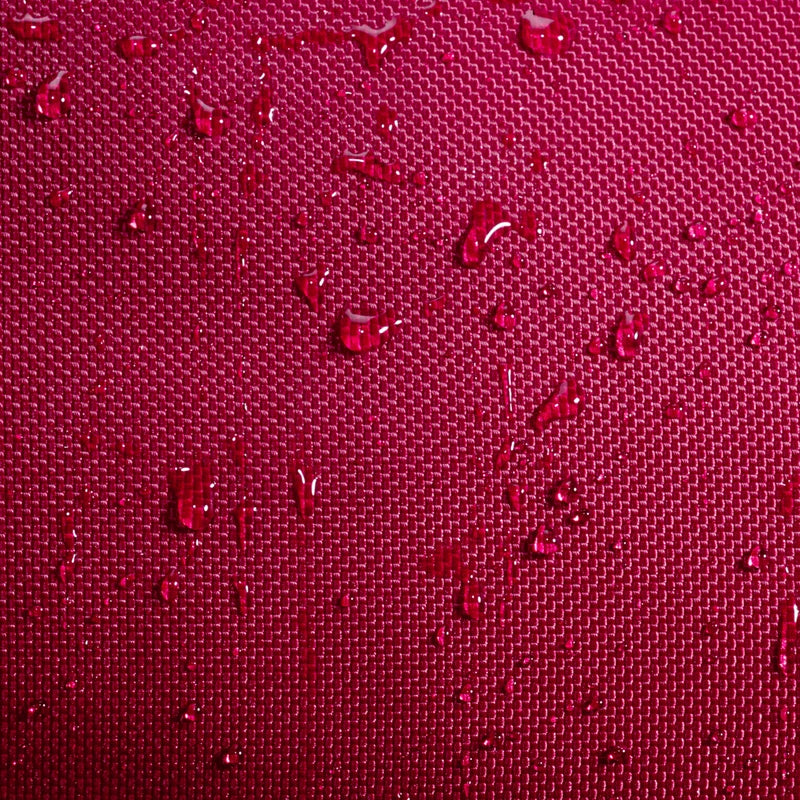 Babolat Court S padel bag (Burgundy/Black) - water-repellent coating detail