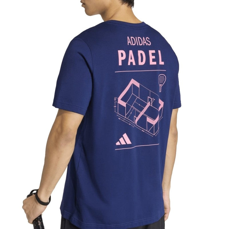 Adidas Padel T-Shirt (Dark Blue)