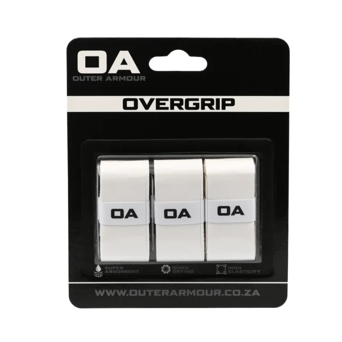 Outer Armour Perforated Overgrip, 3-pack (White)