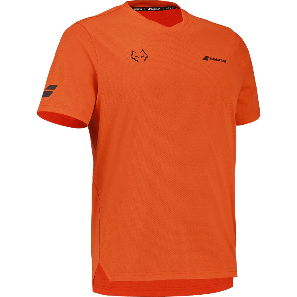 2026 Babolat Crew Neck Tee Lebrón (Orange)