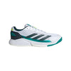 Adidas Courtquick Padel Shoes - White/Aurora Ivy