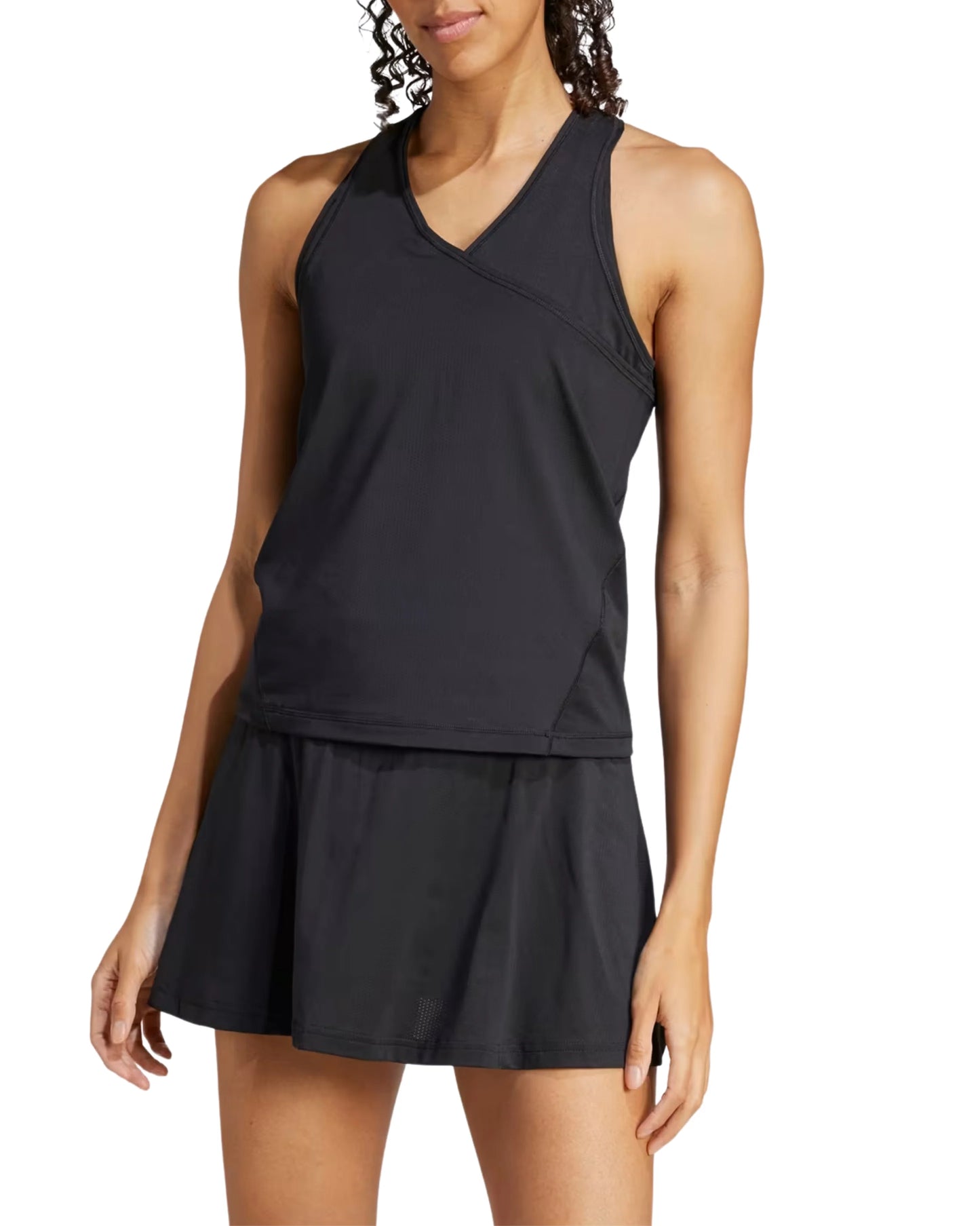 Adidas Club Climacool V-Neck Tank (Black)