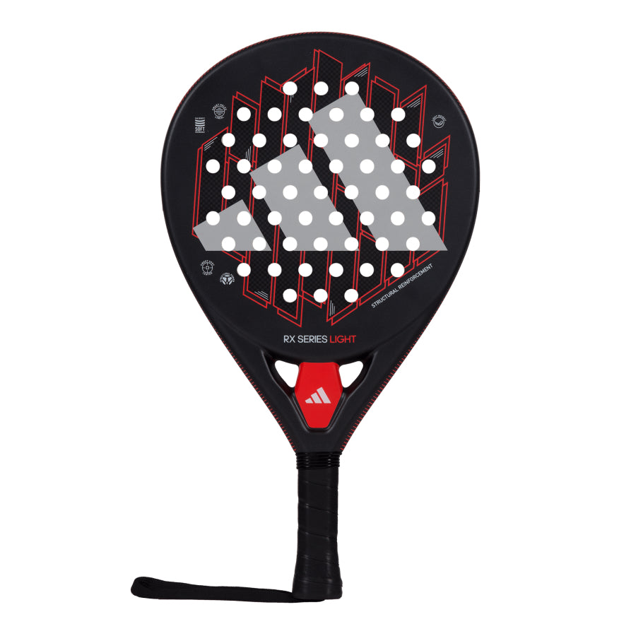 Twin pack of two 2024 Adidas RX Series Light padel rackets - front view (alternate)