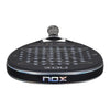 Twin pack of two 2025 Nox Quantum 12K Carbon padel rackets - top view