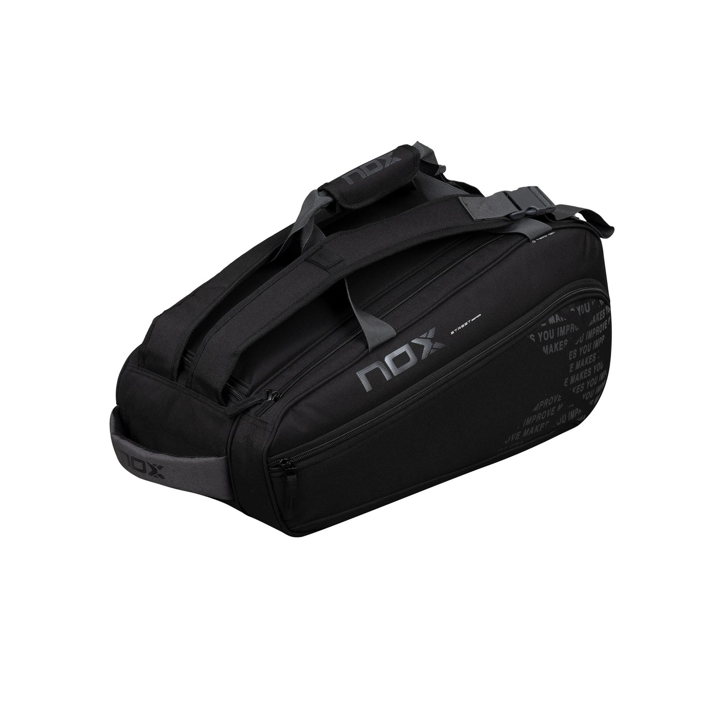 2025 Nox Street Series Racket Padel Bag (Black/Grey)