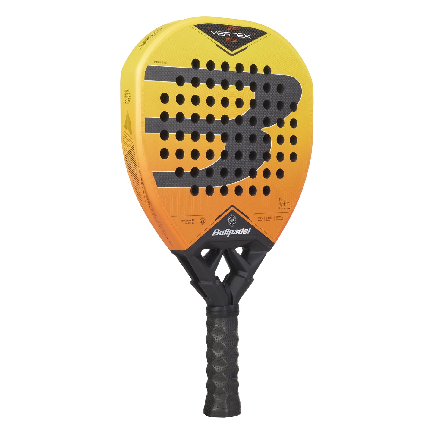 Bullpadel Vertex 05 Geo padel racket - angled view