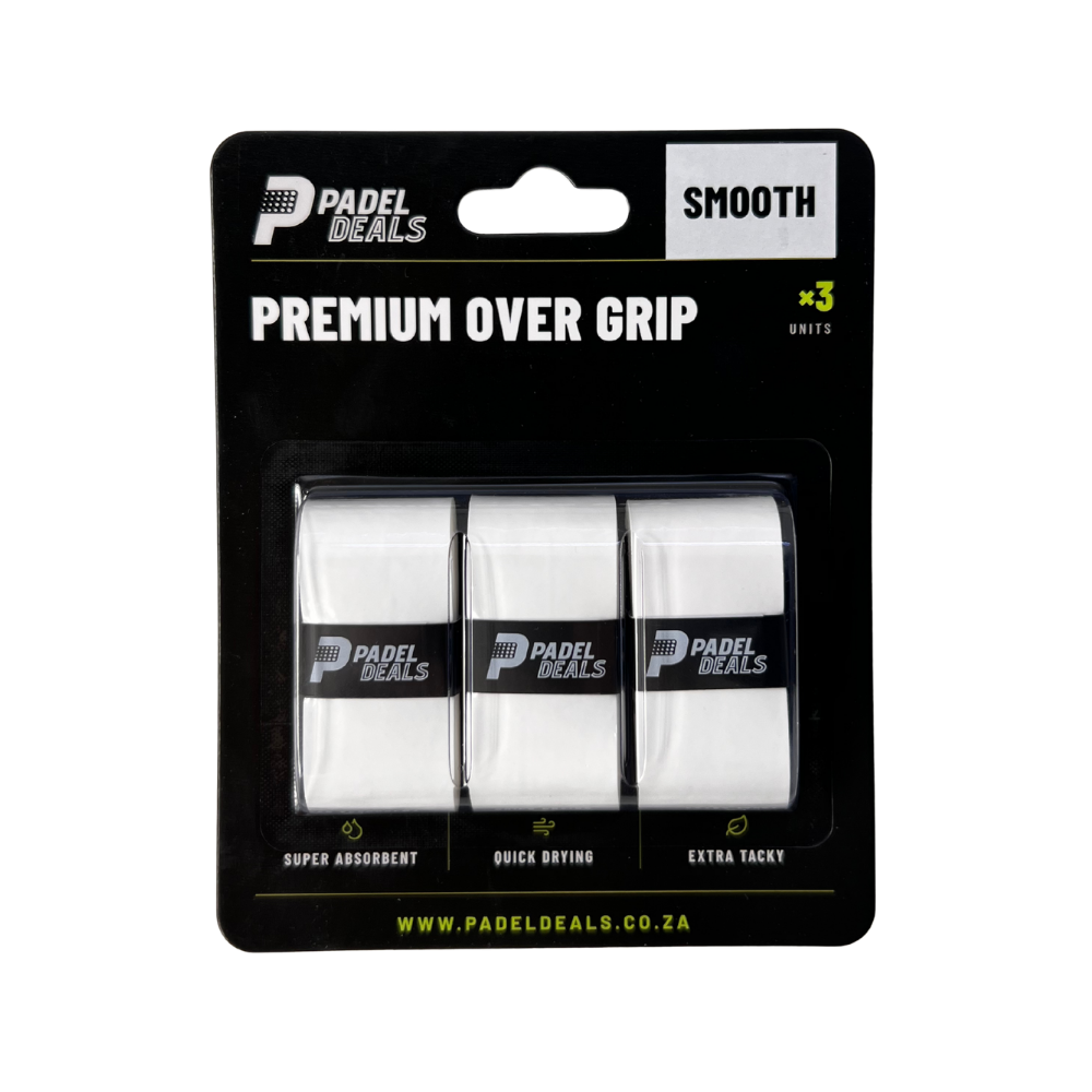 Smooth White Premium Over Grip (3-Pack)