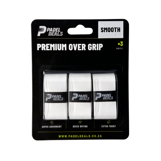 Smooth White Premium Over Grip (3-Pack)