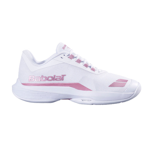 Babolat Jet Tere 2 All Court Women Padel Shoe (White/Gold Pink)