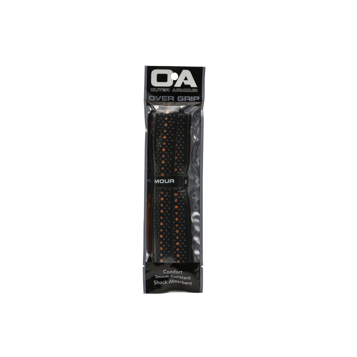Outer Armour padel overgrip (Black) - front view