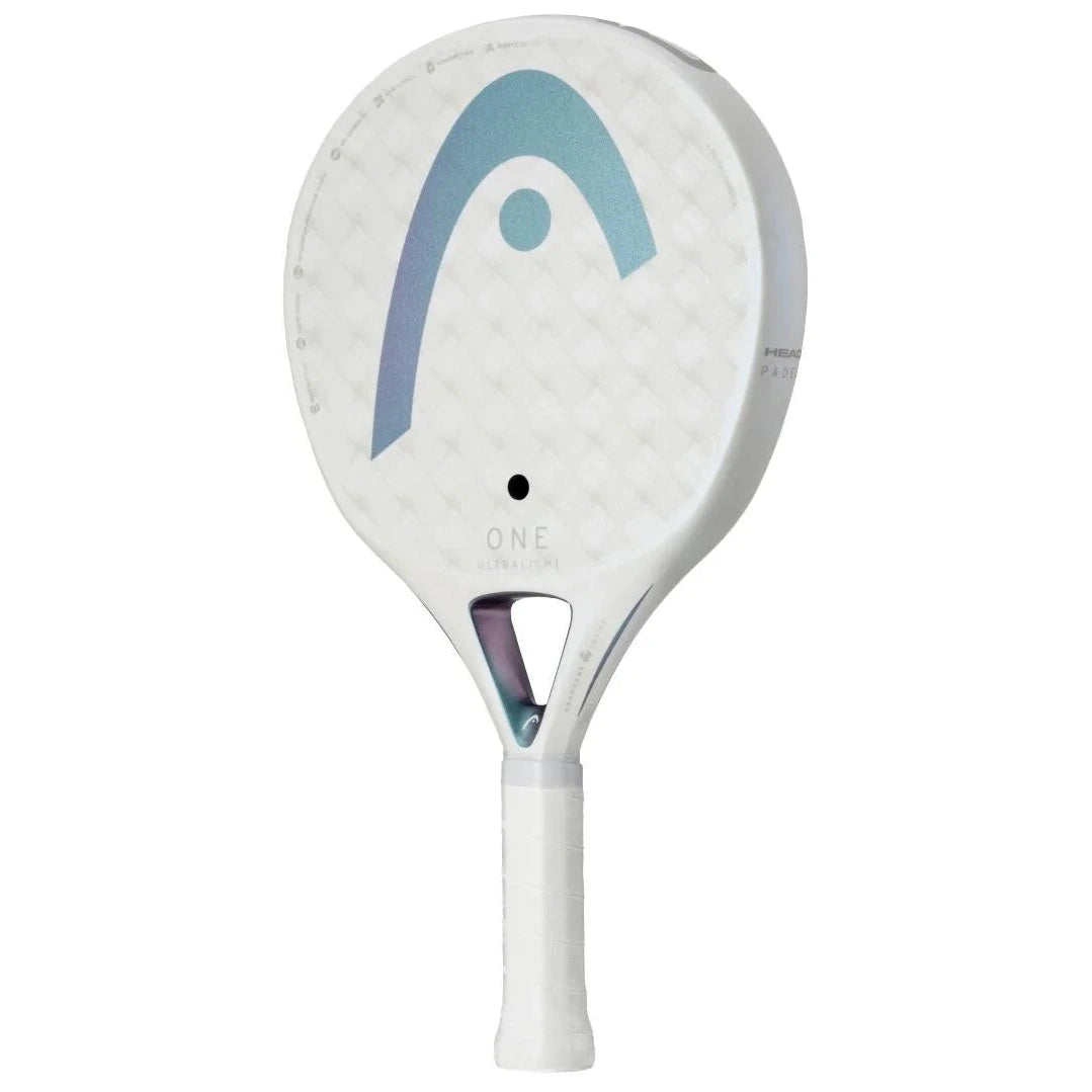 Head Ultralight (White) padel racket - angled view (alternate)