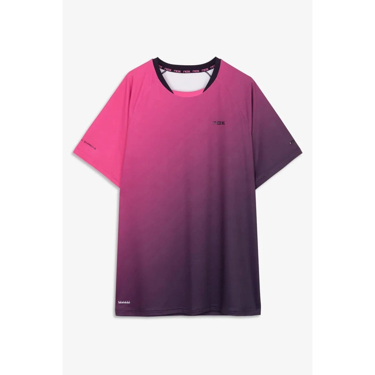 2026 Nox Men's PRO padel T-shirt (Blackberry Rose Degraded) - view 5