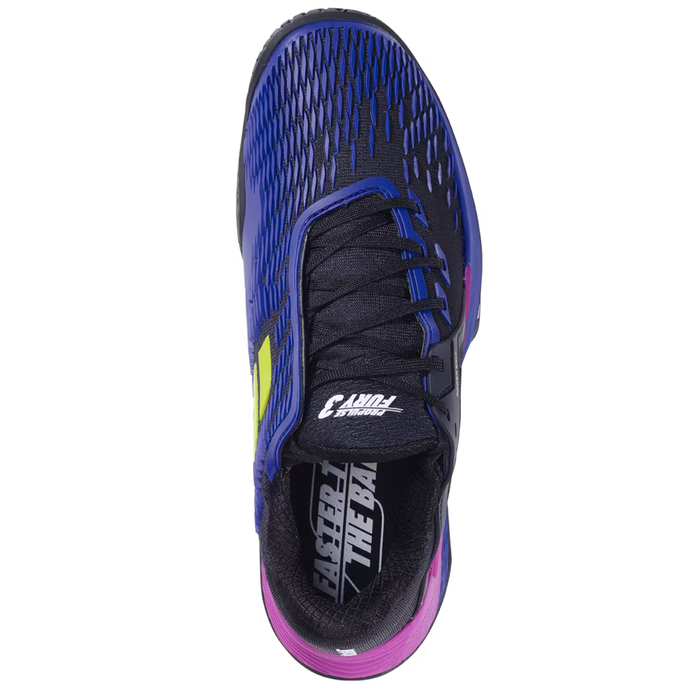Babolat Propulse Fury 3 Mens Padel Shoe (Black/Dark Blue)