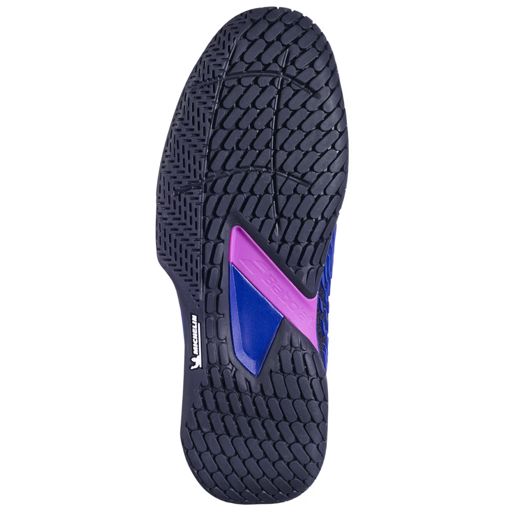 Babolat Propulse Fury 3 men's padel shoes (Black/Dark Blue) - sole view