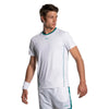 Nox Pro men's padel T-shirt (White/Ivy Green) - view 3