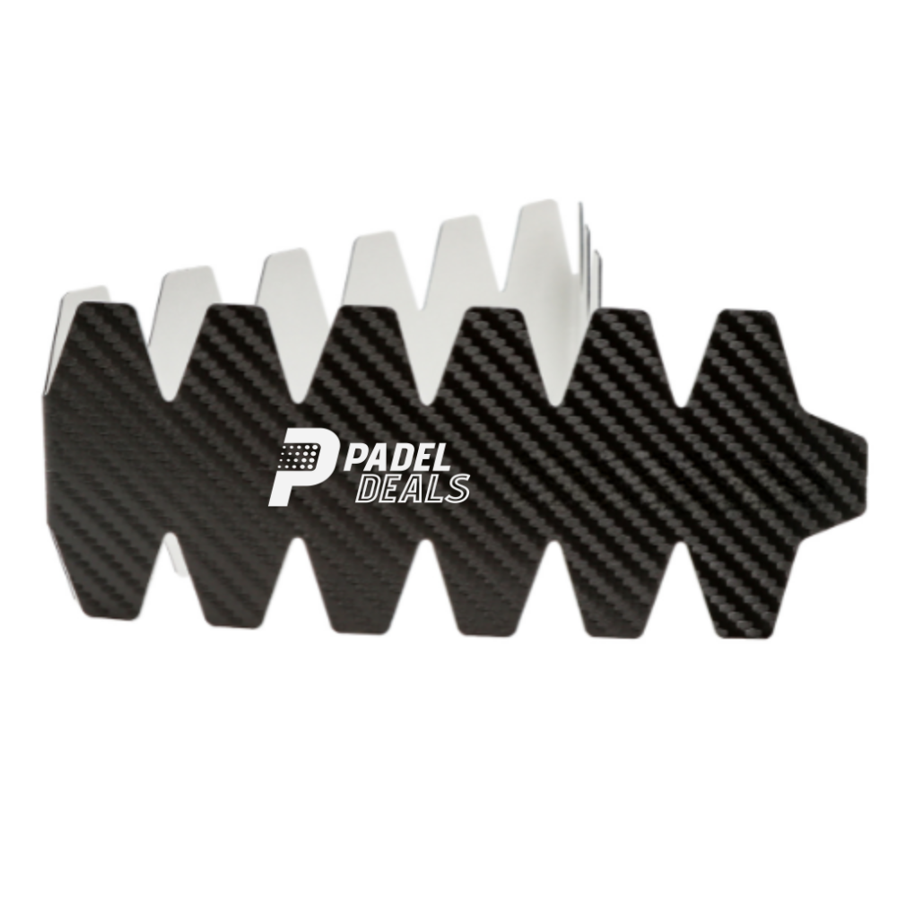 2x 3D Carbon Fibre Padel Protector