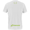 2026 Babolat Crew Neck Tee Lebrón (White)