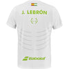 2026 Babolat T-shirt Tee Replica Lebron (White)