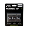 Perforated Black Premium Over Grip (3-Pack)