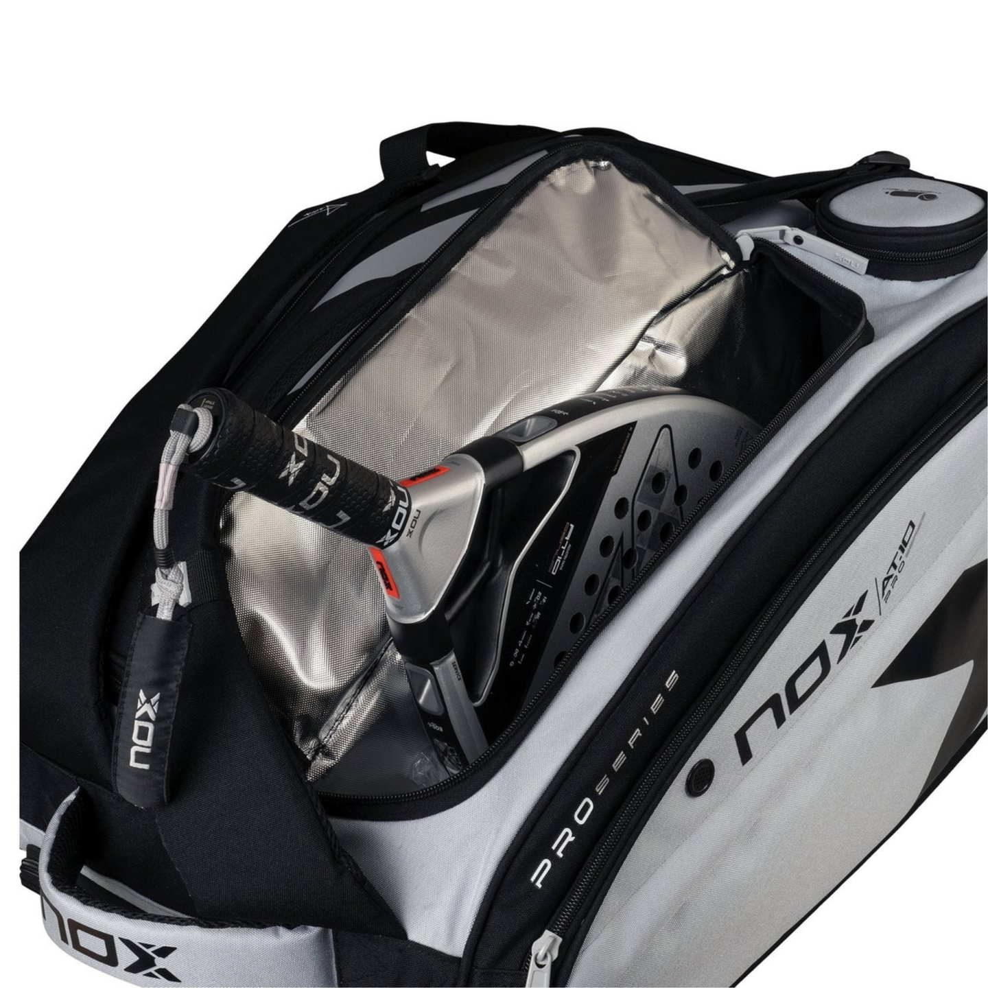 Nox AT10 Competition XL Compact padel bag (Grey/Black) - view 6