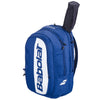 Babolat Court padel backpack (Hero Blue) - lifestyle view with rackets