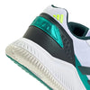 Adidas Courtquick Padel Shoes - White/Aurora Ivy