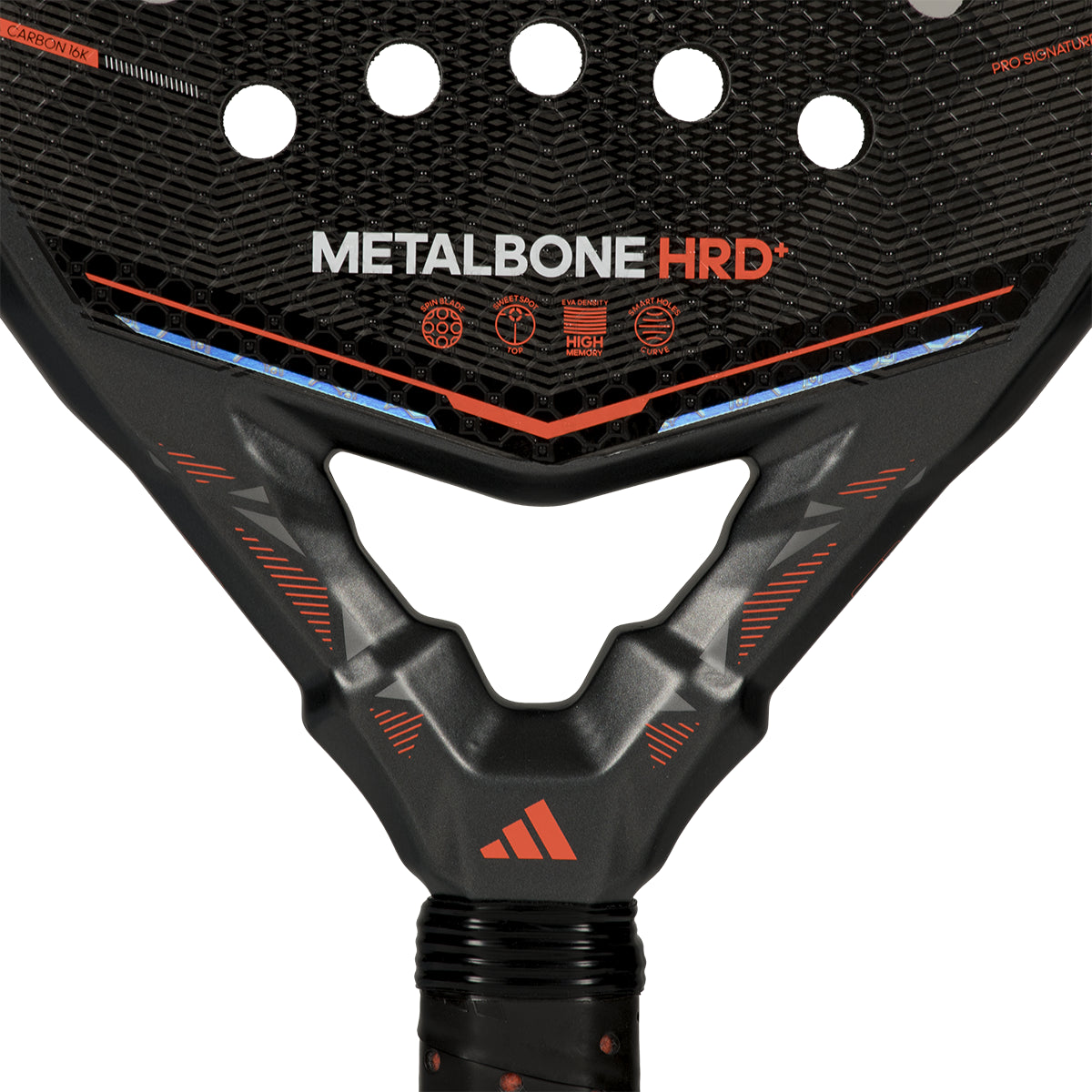 Adidas Metalbone HRD+ padel racket - design detail (alternate)