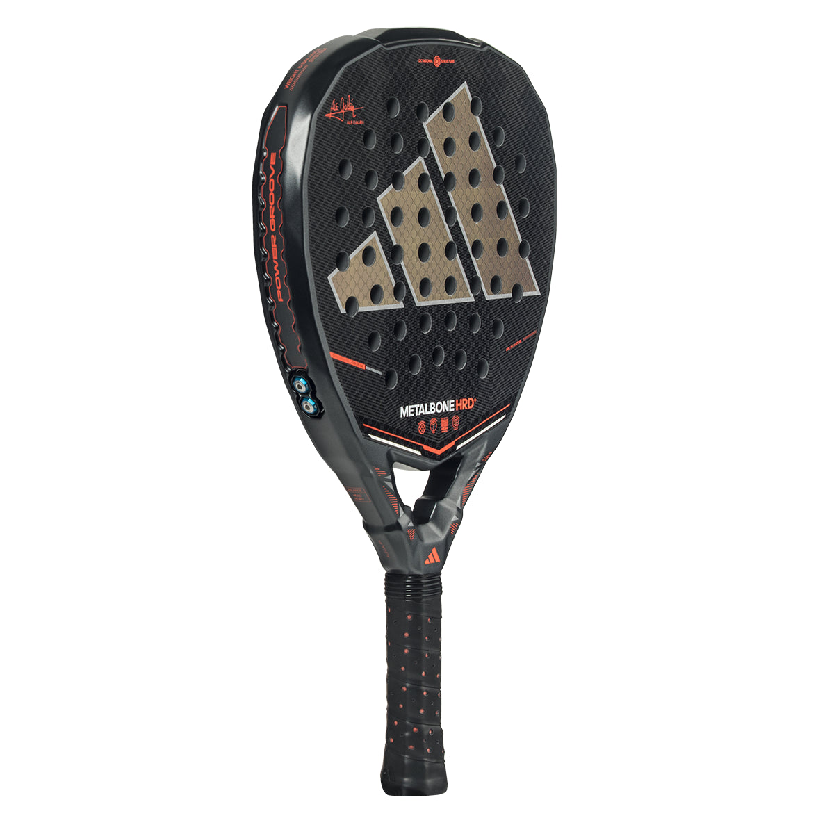 Adidas Metalbone HRD+ padel racket - side profile