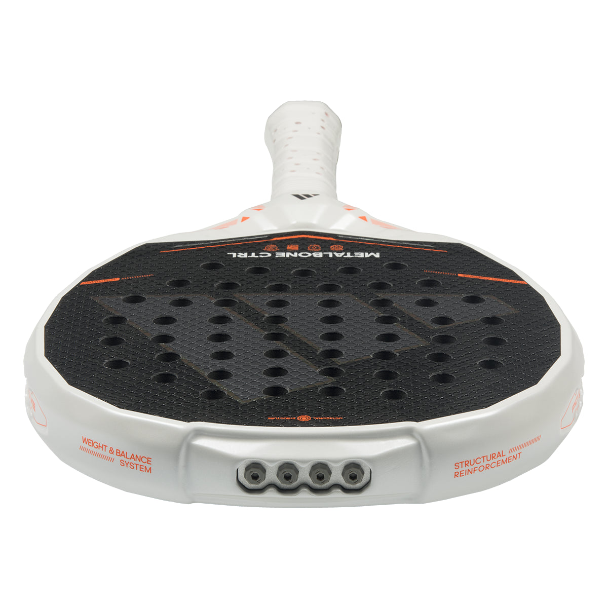 Adidas Metalbone CTRL padel racket - top edge view