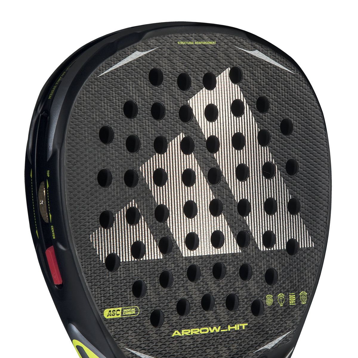 Adidas Arrow Hit padel racket - design detail