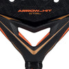 Adidas Arrow Hit CTRL padel racket - design detail, heart area