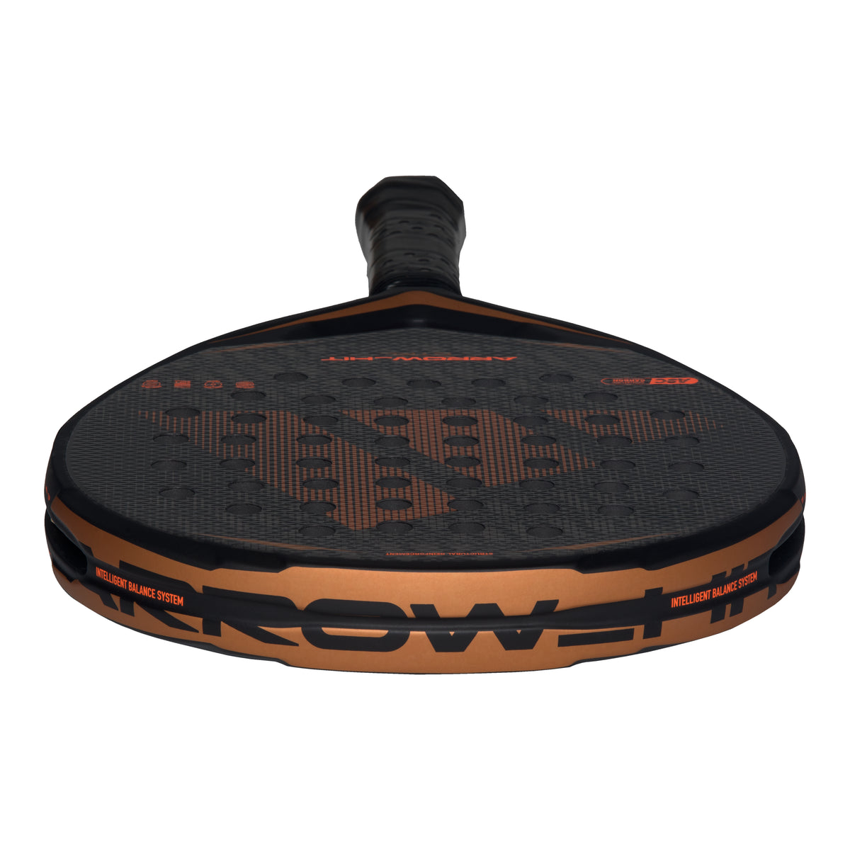 Adidas Arrow Hit CTRL padel racket - top edge view