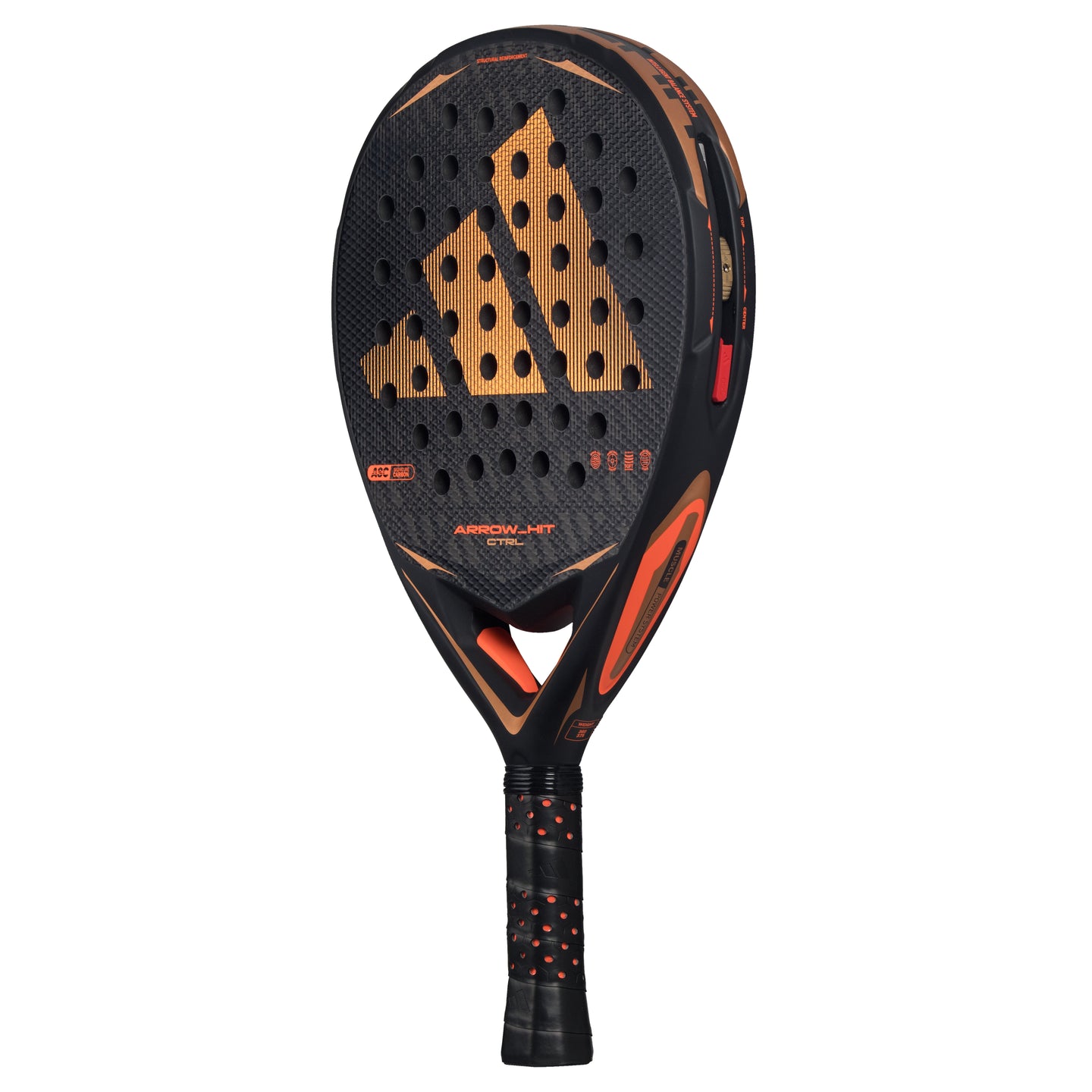Adidas Arrow Hit CTRL padel racket - side profile (alternate)