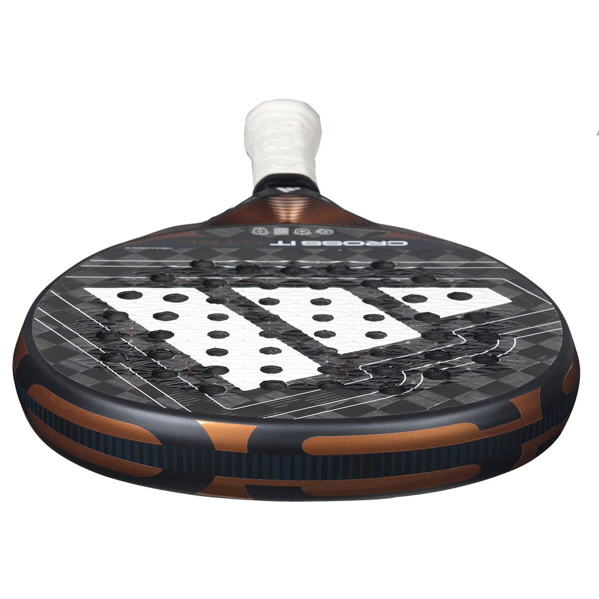 Adidas Cross IT CTRL padel racket - top edge view
