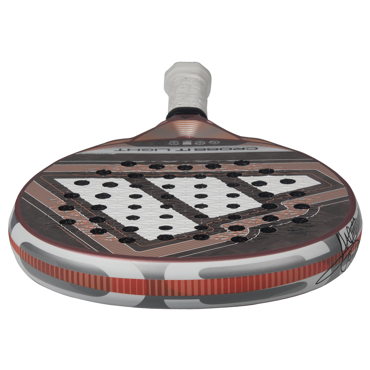 Adidas Cross IT Light padel racket - top edge view