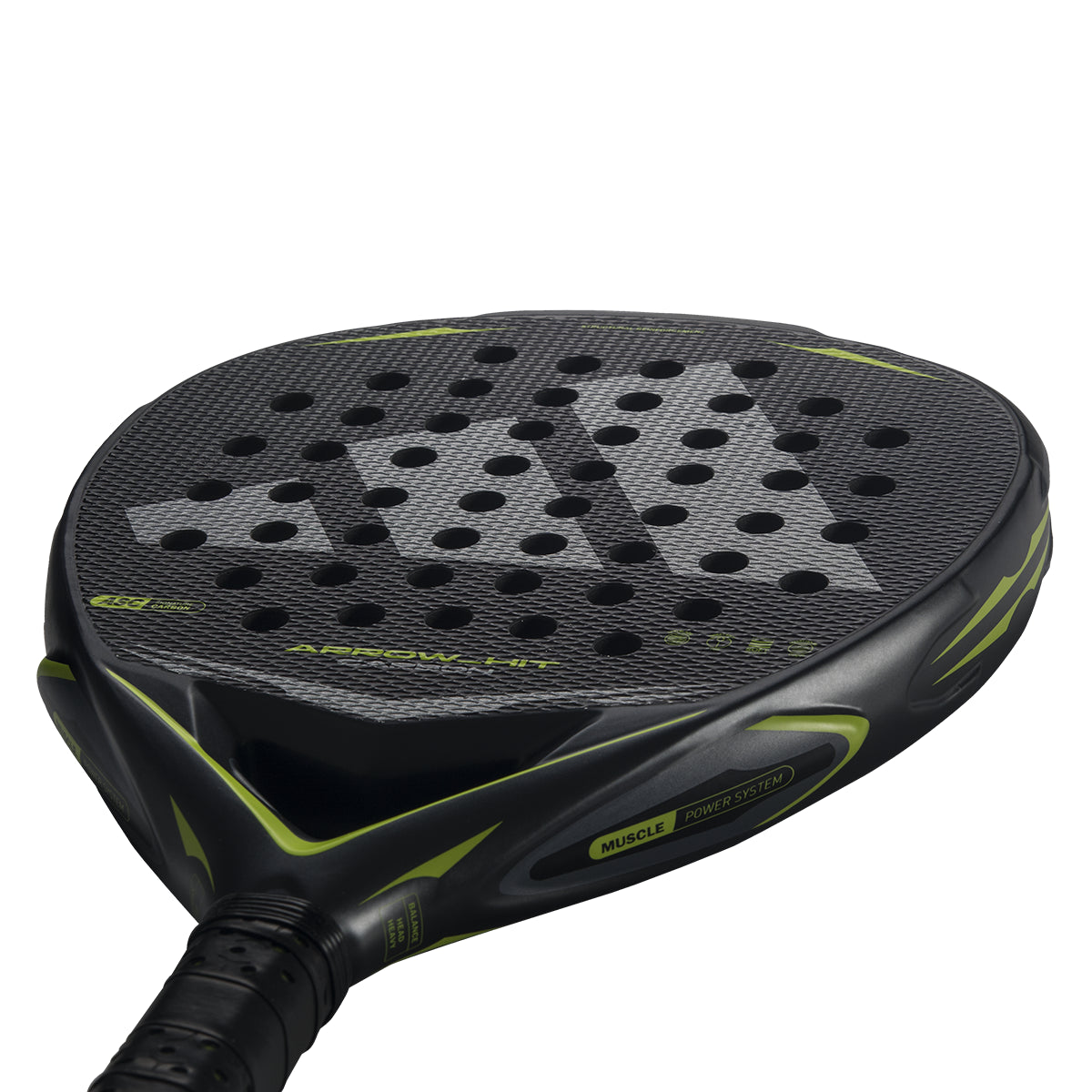 Adidas Arrow Hit Carbon padel racket - design detail (alternate)