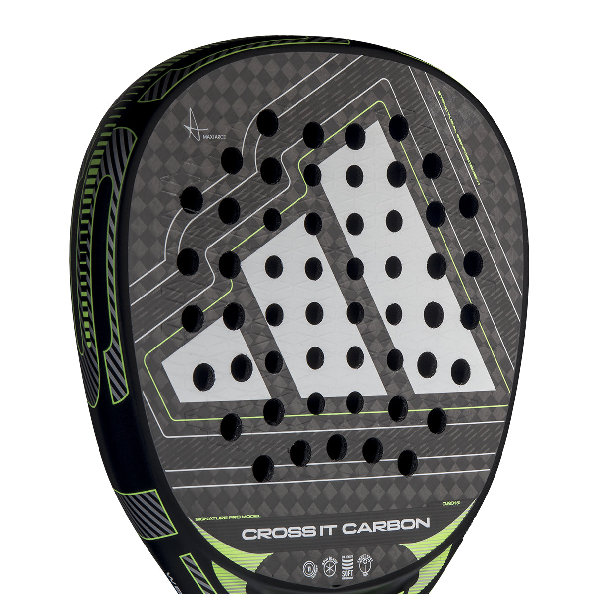 Adidas Cross IT Carbon padel racket - design detail