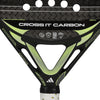 Adidas Cross IT Carbon padel racket - design detail, heart area