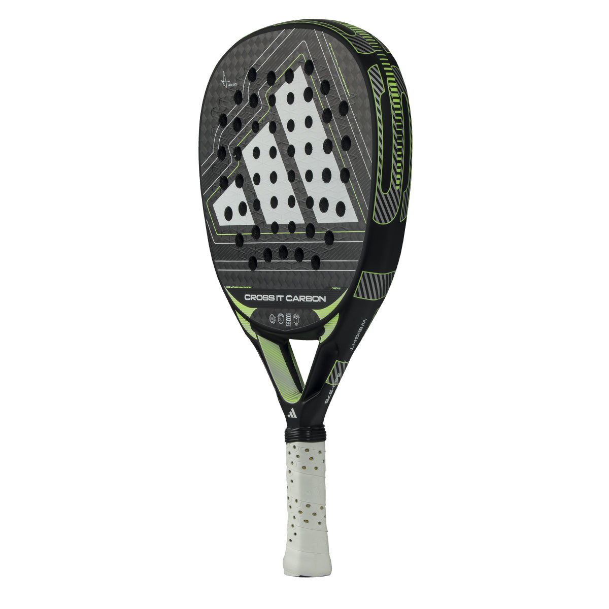 Adidas Cross IT Carbon padel racket - side profile (alternate)