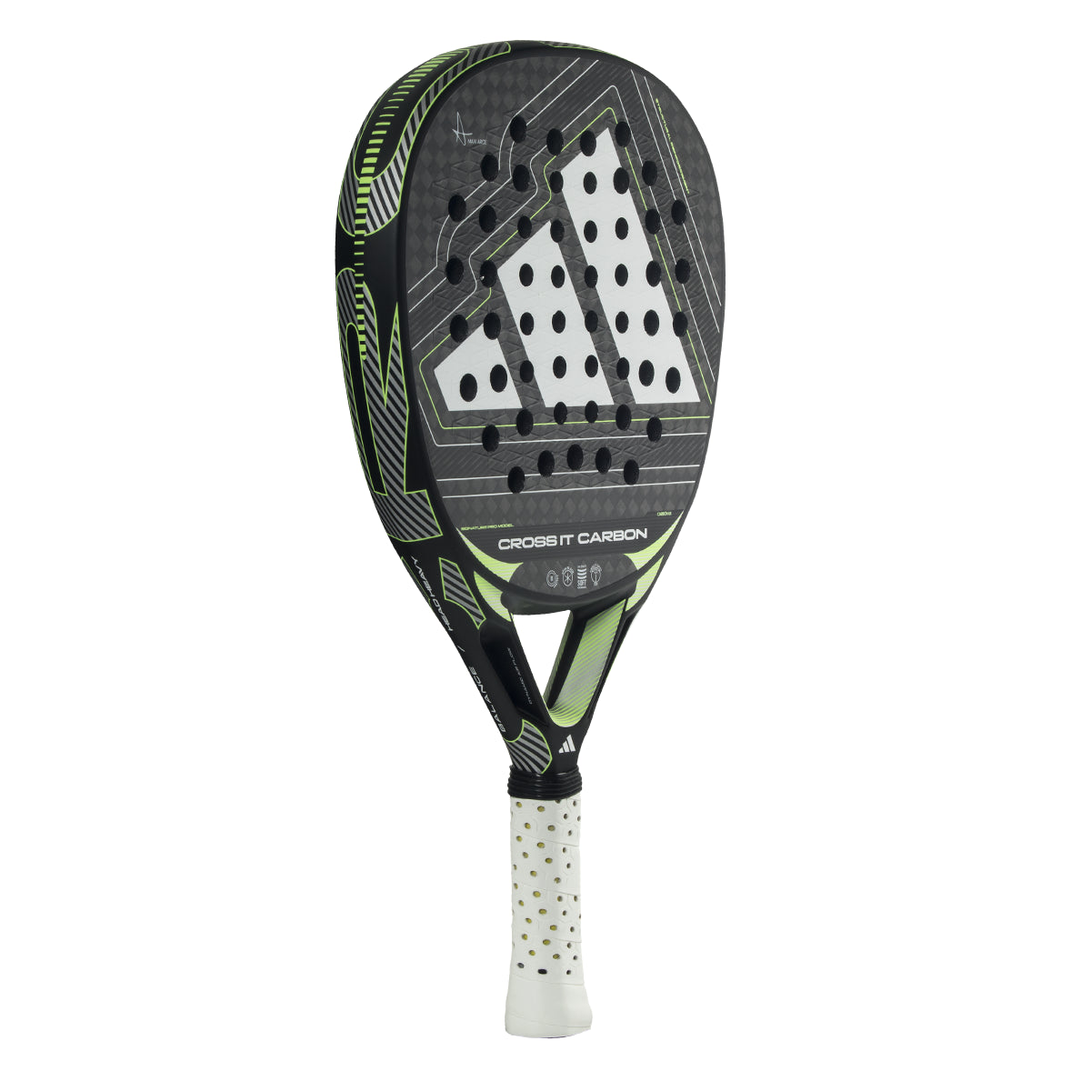 Adidas Cross IT Carbon padel racket - side profile