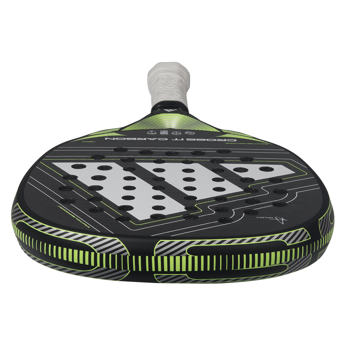 Adidas Cross IT Carbon padel racket - top edge view