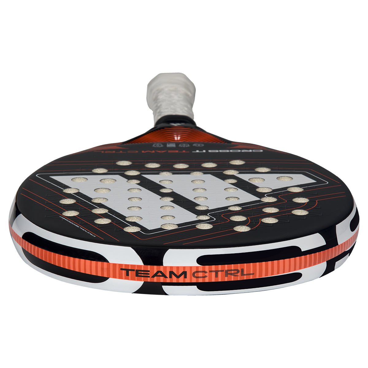 Adidas Cross IT Team CTRL padel racket - top edge view