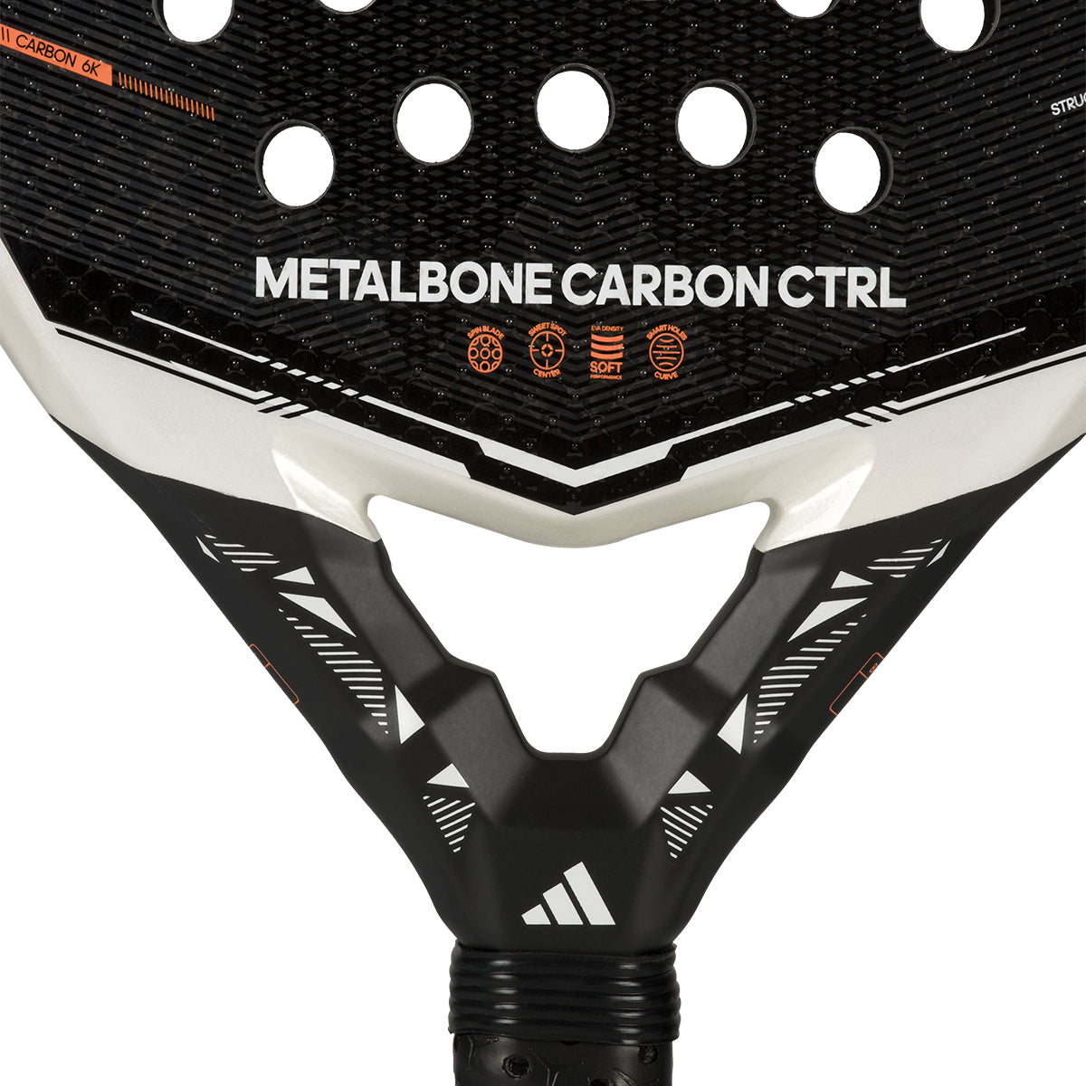 Adidas Metalbone Carbon CTRL padel racket - design detail (alternate)