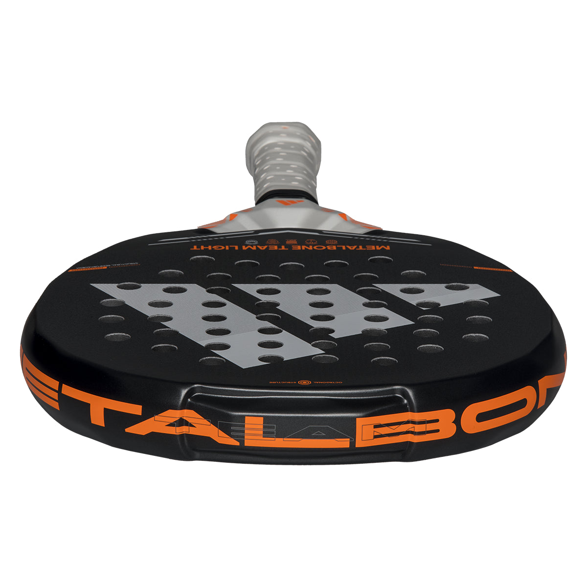 Adidas Metalbone Team Light padel racket - top edge view