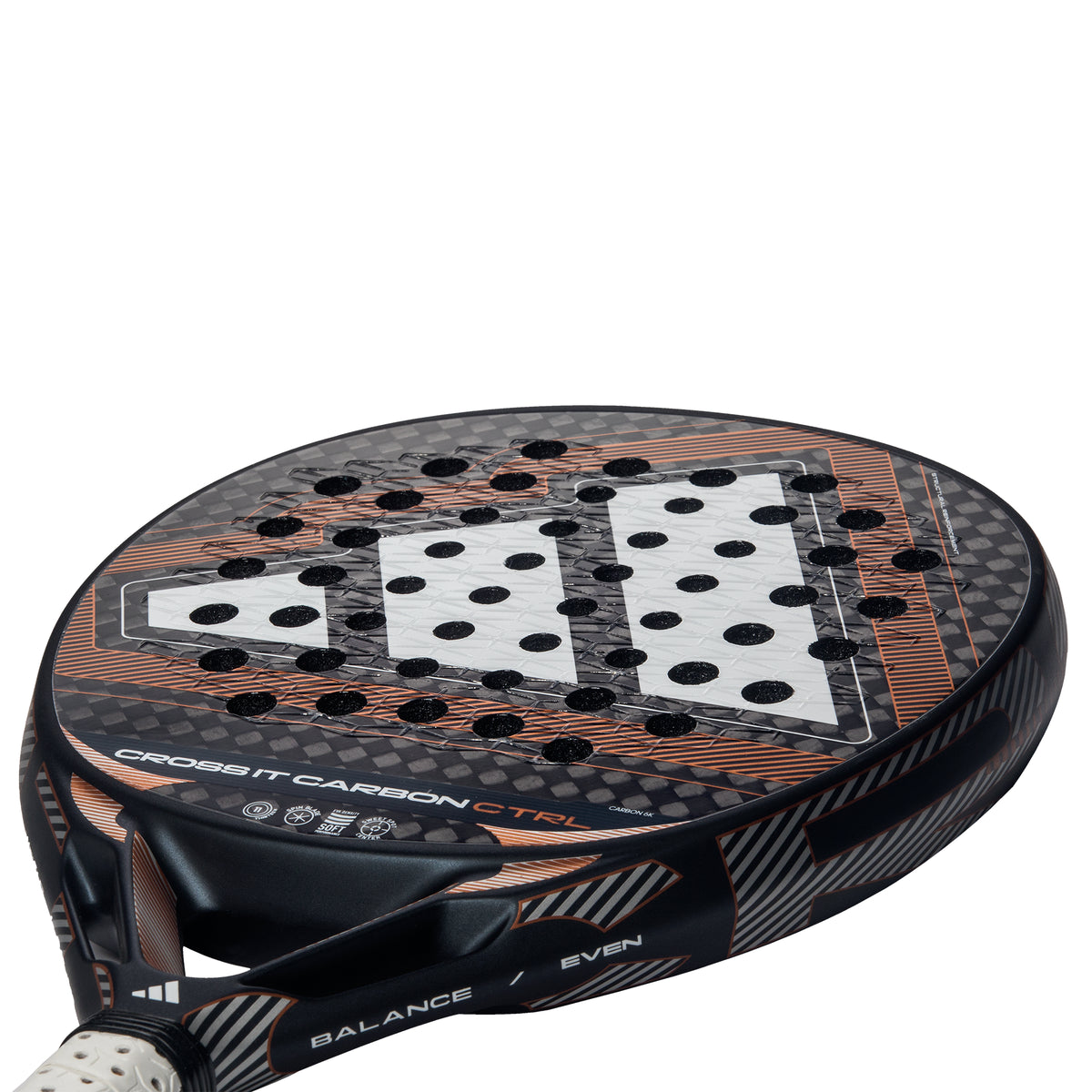Adidas Cross IT Carbon CTRL padel racket - design detail (alternate)